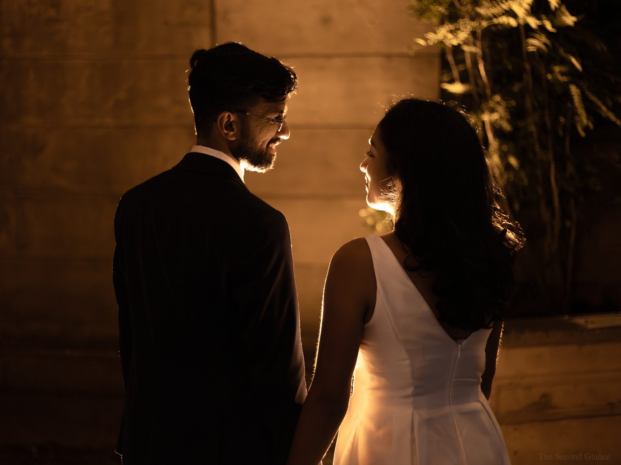 Rim light silhouette at dusk