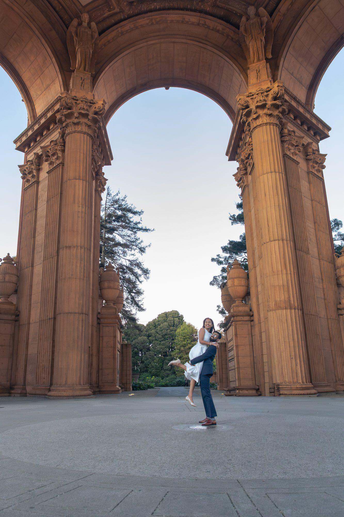 Lifted under the arch